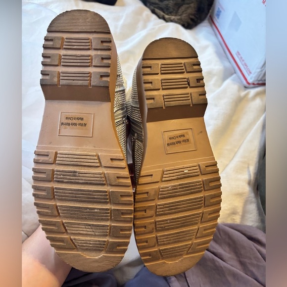 Silver bedazzled combat boots - Picture 4 of 4